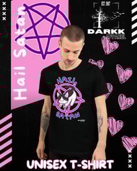 Image 1 of Hail Satan T-shirt