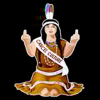 Image 1 of Phony Face - Cancel Culture (Mia - Indian Princess) - vinyl sticker lot (5 total)