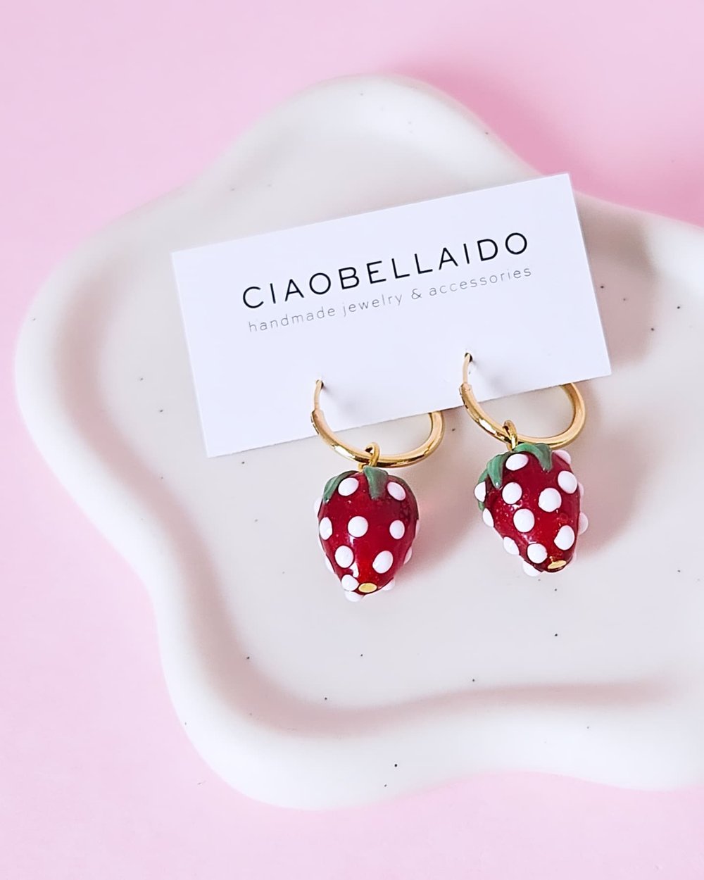 Image of Pendientes STRAWBERRY - Rojo