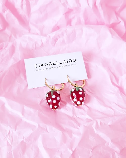 Image of Pendientes STRAWBERRY - Rojo