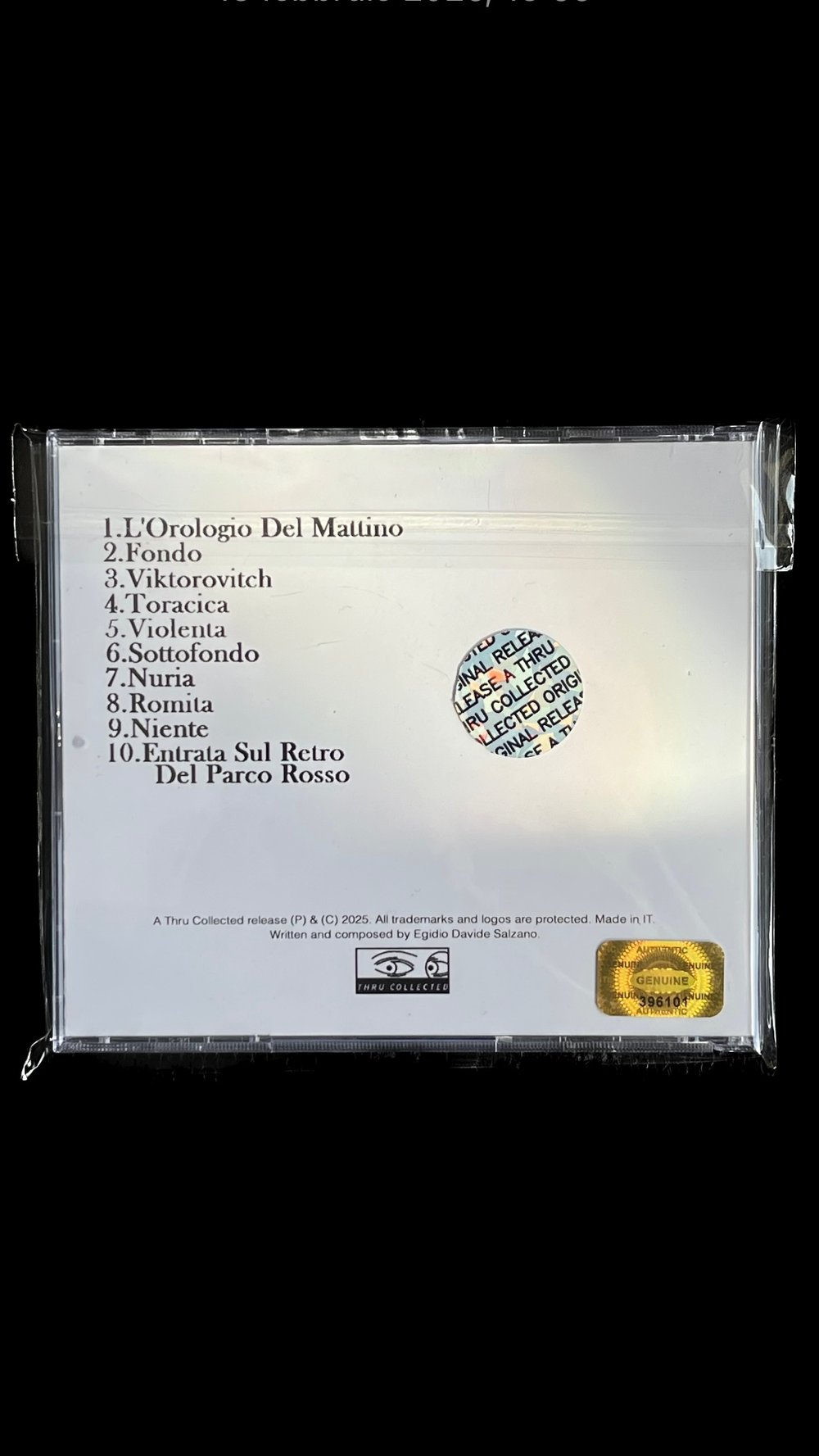 Prénatal - d'Egidio [A THRU COLLECTED ORIGINAL RELEASE TC-04]