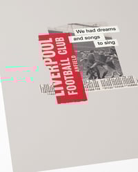 Image 2 of Liverpool FC Vintage Programme Collage – Football Art Print – Series 2