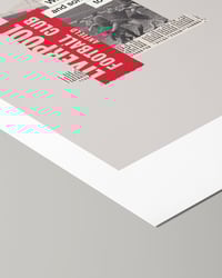 Image 3 of Liverpool FC Vintage Programme Collage – Football Art Print – Series 2