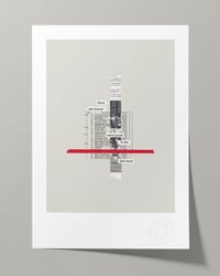 Image 1 of Arsenal FC Vintage Programme Collage – Football Art Print – Series 1