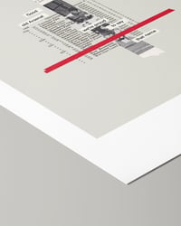 Image 3 of Arsenal FC Vintage Programme Collage – Football Art Print – Series 1