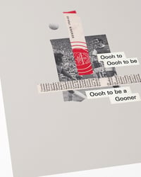 Image 2 of Arsenal FC Vintage Programme Collage – Football Art Print – Series 2