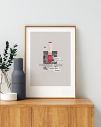 Image 4 of Arsenal FC Vintage Programme Collage – Football Art Print – Series 2