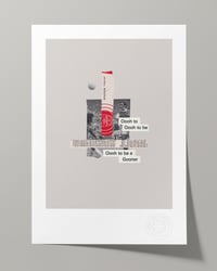 Image 1 of Arsenal FC Vintage Programme Collage – Football Art Print – Series 2