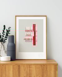 Image 4 of Arsenal FC Vintage Programme Collage – Football Art Print – Series 4