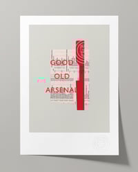 Image 1 of Arsenal FC Vintage Programme Collage – Football Art Print – Series 4