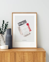 Image 4 of Arsenal FC Vintage Programme Collage – Football Art Print – Series 5