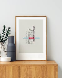 Image 4 of Aston Villa Vintage Programme Collage – Football Art Print – Series 1