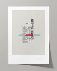 Image 1 of Aston Villa Vintage Programme Collage – Football Art Print – Series 1