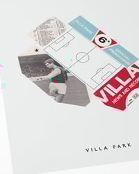 Image 2 of Aston Villa Vintage Programme Collage – Football Art Print – Series 5