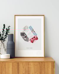 Image 4 of Aston Villa Vintage Programme Collage – Football Art Print – Series 5