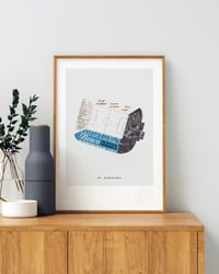 Image 4 of Birmingham City Vintage Programme Collage – Football Art Print – Series 5