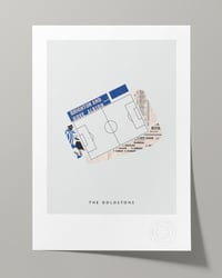 Image 1 of Brighton and Hove Albion Vintage Programme Collage – Football Art Print – Series 5