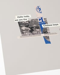 Image 2 of Chelsea FC Vintage Programme Collage – Football Art Print – Series 2