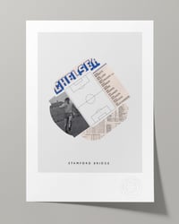 Image 1 of Chelsea FC Vintage Programme Collage – Football Art Print – Series 5