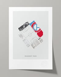 Image 1 of Crystal Palace FC Vintage Programme Collage – Football Art Print – Series 5