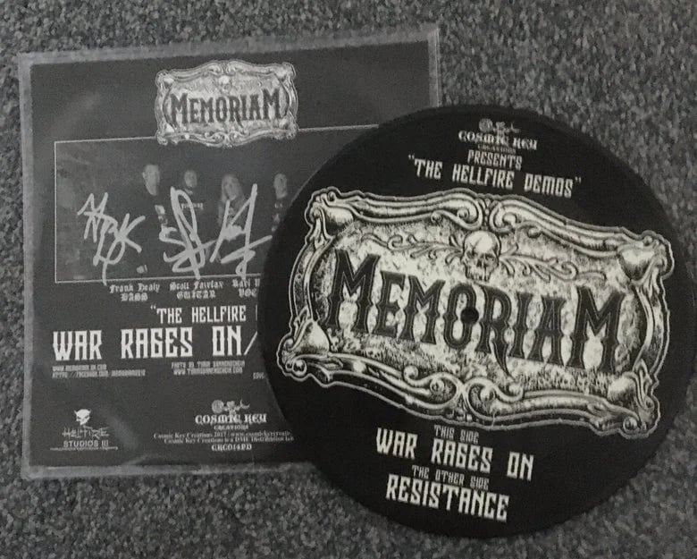 Image of Memoriam - Hellfire Demo I - 7” Single - Picture Disc