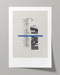 Image 1 of Everton FC Vintage Programme Collage – Football Art Print – Series 1