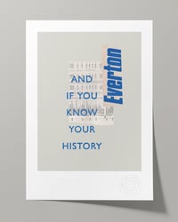 Image 1 of Everton FC Vintage Programme Collage – Football Art Print – Series 4