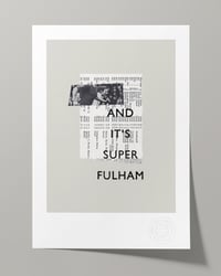 Image 1 of Fulham FC Vintage Programme Collage – Football Art Print – Series 4