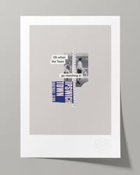 Image 1 of Ipswich Town FC Vintage Programme Collage – Football Art Print – Series 2