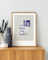 Image 4 of Ipswich Town FC Vintage Programme Collage – Football Art Print – Series 4