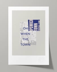 Image 1 of Ipswich Town FC Vintage Programme Collage – Football Art Print – Series 4