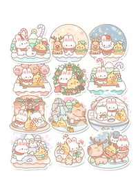 Image 1 of Christmas Sticker Flakes