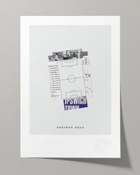 Image 1 of Ipswich Town FC Vintage Programme Collage – Football Art Print – Series 5