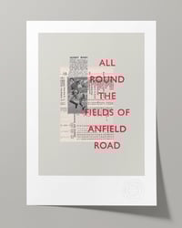 Image 1 of Liverpool FC Vintage Programme Collage – Football Art Print – Series 4
