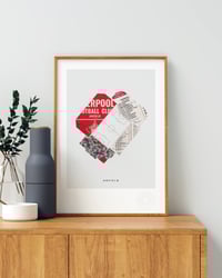 Image 4 of Liverpool FC Vintage Programme Collage – Football Art Print – Series 5
