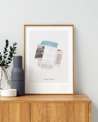 Image 4 of Manchester City FC Vintage Programme Collage – Football Art Print – Series 5