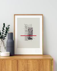 Image 4 of Manchester United FC Vintage Programme Collage – Football Art Print – Series 1