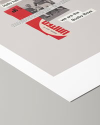 Image 3 of Manchester United FC Vintage Programme Collage – Football Art Print – Series 2