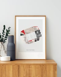 Image 4 of Manchester United FC Vintage Programme Collage – Football Art Print – Series 5