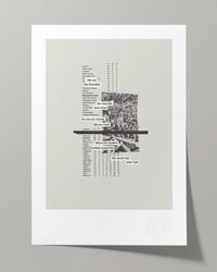 Image 1 of Newcastle United FC Vintage Programme Collage – Football Art Print – Series 1