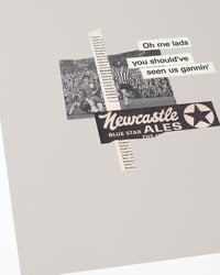Image 2 of Newcastle United FC Vintage Programme Collage – Football Art Print – Series 2