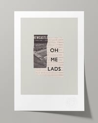 Image 1 of Newcastle United FC Vintage Programme Collage – Football Art Print – Series 4