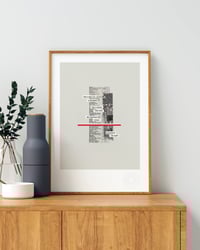 Image 4 of Sheffield United Vintage Programme Collage – Football Art Print – Series 1