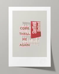 Image 1 of Sheffield United Vintage Programme Collage – Football Art Print – Series 4
