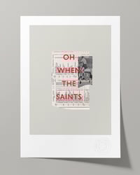 Image 1 of Southampton FC Vintage Programme Collage – Football Art Print – Series 4