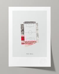 Image 1 of Southampton FC Vintage Programme Collage – Football Art Print – Series 5