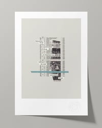 Image 1 of Tottenham Hotspur FC Vintage Programme Collage – Football Art Print – Series 1