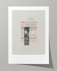 Image 1 of Tottenham Hotspur FC Vintage Programme Collage – Football Art Print – Series 4