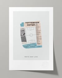 Image 1 of Tottenham Hotspur FC Vintage Programme Collage – Football Art Print – Series 5