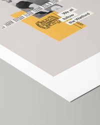 Image 3 of Watford FC Vintage Programme Collage – Football Art Print – Series 2